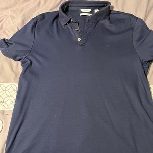 Calvin Klein Liquid Touch Polo Navy, size medium